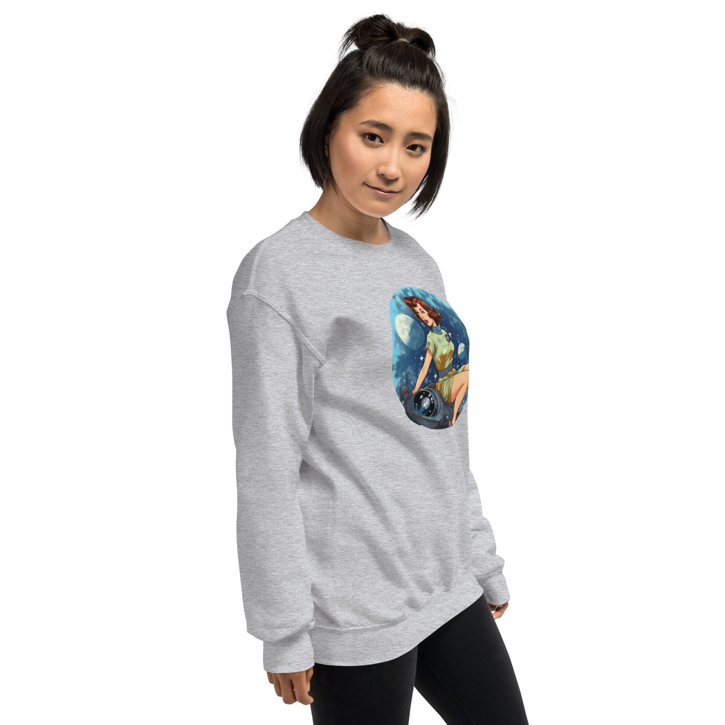 Galaxy Girl Unisex Sweatshirt
