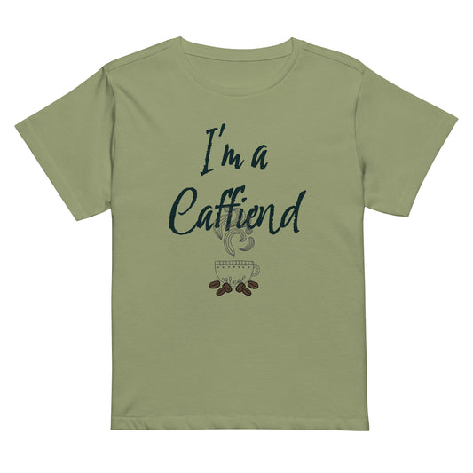 Addicted to Coffee Women’s high-waisted t-shirt