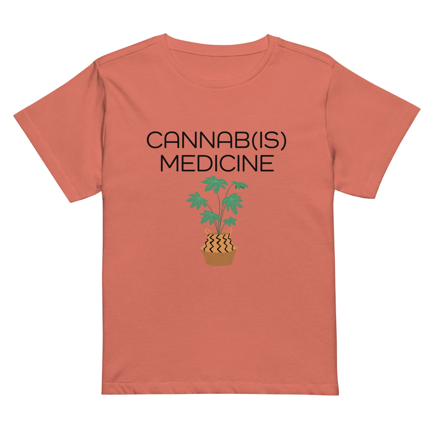 Cannabis is Medicine Women’s high-waisted t-shirt