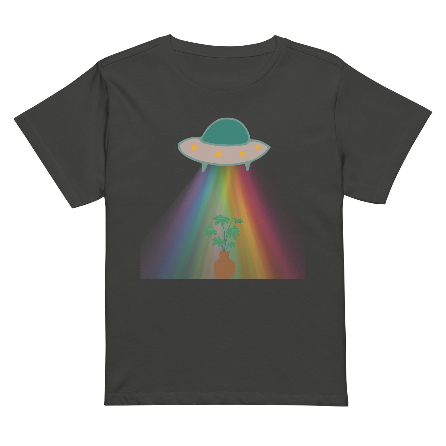 Up We Go Women’s high-waisted t-shirt
